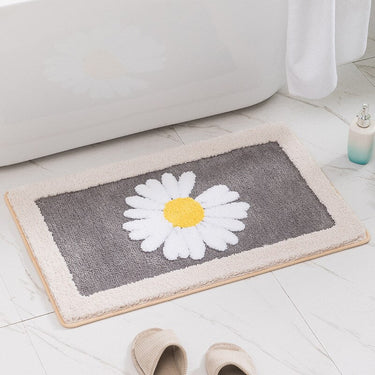 Daisy Non - Slip Bath Mat for Bathroom - Thickened and Fluffy - Casatrail.com